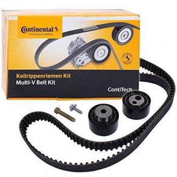 Kit de correa de distribución CONTINENTAL CTAM con poleas y correa de distribución CT1063K2, compatible con CITROËN Evasion, C8, Jumpy I Furgón y PEUGEOT Expert I