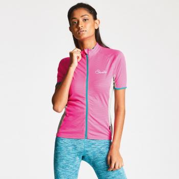 Dare 2b Ciclo Cachet de Las Mujeres Tops, Mujer, Color CyberPk/Ash, tamaño Talla 16