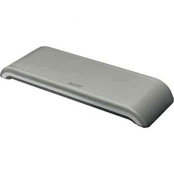 Leitz Reposamuñecas Ajustable para Ratón, Almohadilla de Sobremesa con Acolchado de Espuma, Mano Izquierda y Derecha, Gama Ergo Cosy, Gris Claro, 64830085