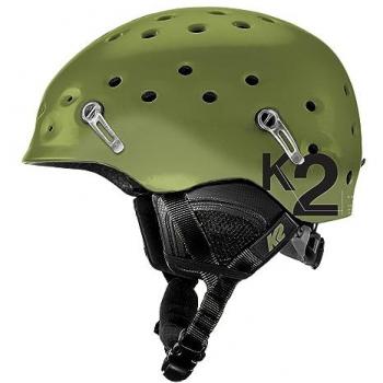 K2 Casco Route Esquí Alpino Verde, Adultos Unisex, Militar, L/XL (59-62 cm)