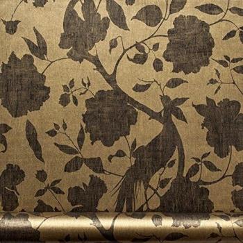 Equipo DRT Senso New - Papel pintado, con diseño floral, color oroviejo
