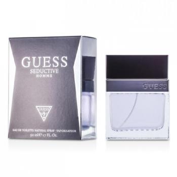 Guess Seductive Homme Eau de Toilette 50ml - Fragancia masculina, aroma fresco y especiado, notas de bergamota, pimienta negra y hojas de violeta, corazón de lavanda y néctar de mandarina, base