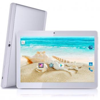 Tagital Tableta con SIM Dual Android 6.0 Quad Core de 10.1 Pulgadas Tableta PC Teléfono Móvil, Pantalla IPS de 1280x800, Cámara Dual, GSM Desbloqueado, Tableta 2G/3G