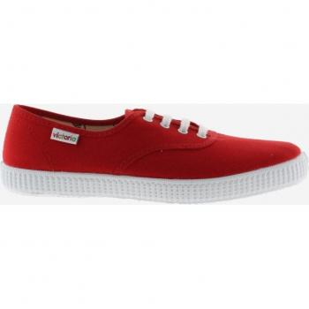 Victoria 1915 Zapatillas de lona unisex con cordones blancos