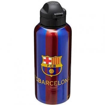 Alusport Bottles FCB Messi Modelo II Botella Deportiva de Aluminio, Hombre, Rayado, 0.4 l