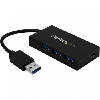 StarTech.com 4 Port USB 3.0 Hub - USB Type-A Hub with 1x USB-C & 3x USB-A