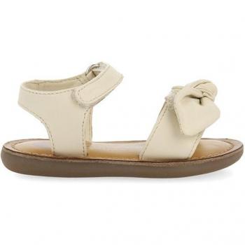 Sandalia Gioseppo Panay White 68842 - Sandalias de bebé niña con cierre adherente y materiales reciclados