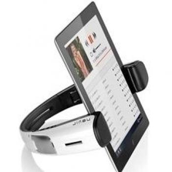 Nevir NVR-826 - Altavoces Bluetooth con Soporte para Tablets Blancos