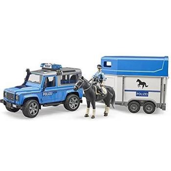 BRUDER Land Rover Police Set