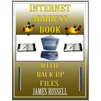 Professional Internet Address Book with Computer Backup Files