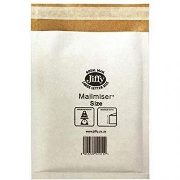JIFFY MAILMISER 115X195 PK100 WHT 00