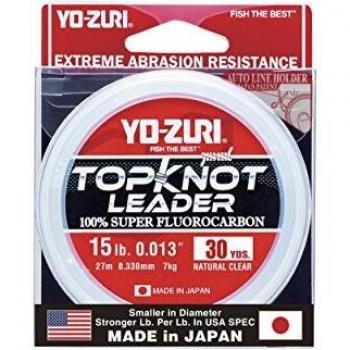 Yo-Zuri 27.4M Fluorocarbon Topknot Leader - Transparent, 50 lb Test