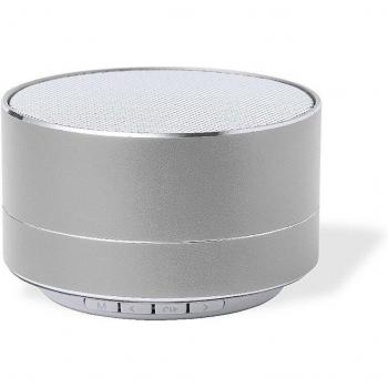 Altavoz Bluetooth DAM 3W con Batería de 450 mAh - Color Plata (6,9x4,3x6,9 cm)