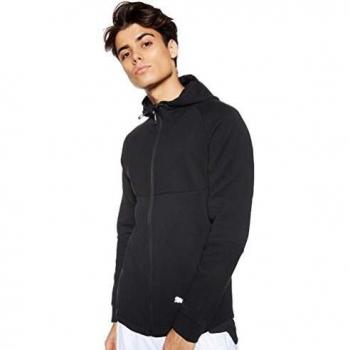 Puma Evostripe FZ Hoody Sudadera con Capucha y Cremallera, Hombre, Negro Black, M