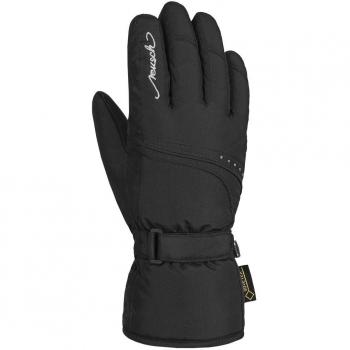 Reusch Natalie GTX® – Guantes de esquí, negro, plata