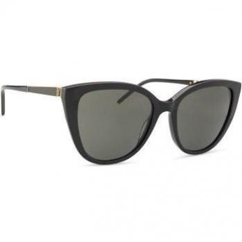 Saint Laurent SL M70 002 55 Oversized Sunglasses with Gradient Lenses