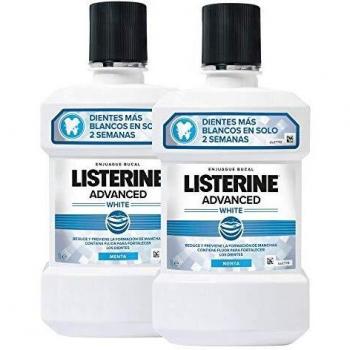 Listerine - Enjuague Bucal Blanqueador Avanzado, 2 x 1000 ml 2 Unidades 2060 g