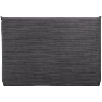 Cabecero de Cama 180 cm - Terciopelo Acanalado - Gris Antracita - AMBRILIA