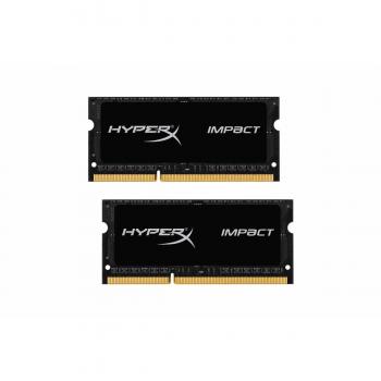 HyperX Impact HX316LS9IBK2/16 Memory 1600 MHz DDR3L CL9 SODIMM 1.35 V, 16 GB Kit