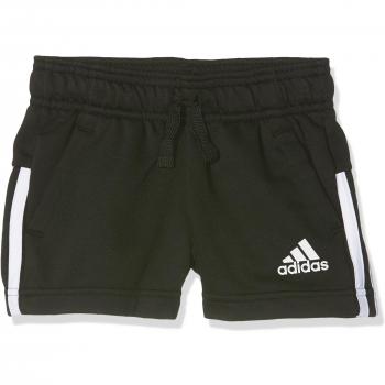 adidas Yg 3S Pantalón Corto, Niñas, Negro