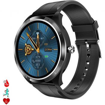 Smartwatch X3 con monitor de tensión y O2 en sangre, banda para pecho, informe VFC y ECG 24 horas