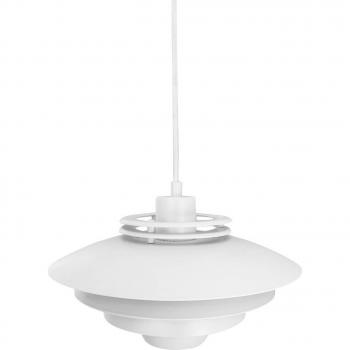 Lámpara colgante Dyberg Larsen Ejka mini, blanca, Ø 30 cm, metal