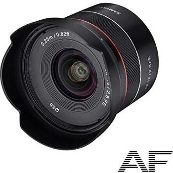 Samyang AF 18MM F2.8 FE SONY E - Objetivo de gran angular para cámaras réflex Sony Alpha