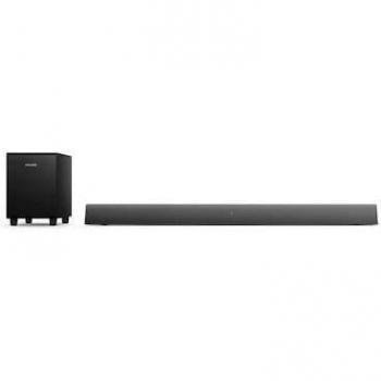 Barra de Sonido Philips TAB5308/10 2.1 con Subwoofer Inalámbrico, 140W, Woofer de 4,5, HDMI ARC, Entrada de Audio y Óptica, Diseño Compacto