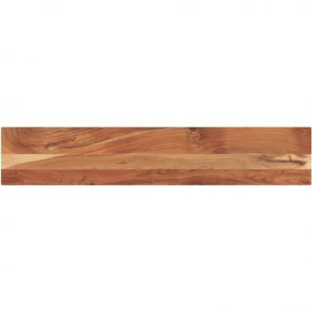 Mesa Rectangular de Madera Maciza Acacia 140x20x2,5 cm Marrón
