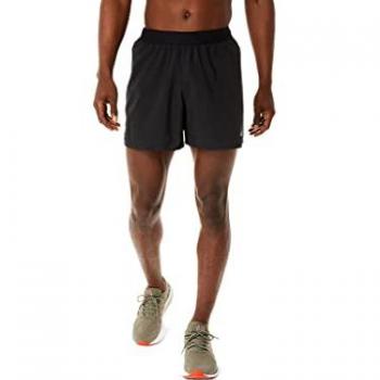 ASICS Road 5in Shorts Hombres - Negro, Pantalón corto ASICS Road 5 negro - XXL, Asics Pantalones Cortos Road 5´´