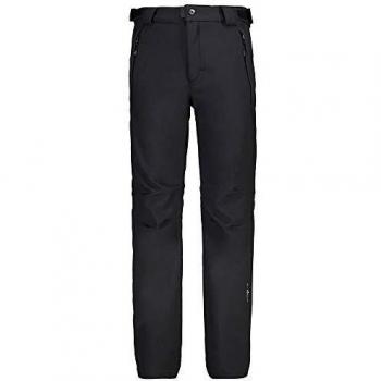 CMP Unisex Softshell Long Pants for Kids - Anthracite Gray, Size 110