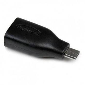 StarTech.com UUSBOTG Adaptador OTG Micro USB Macho a USB A Hembra - Negro