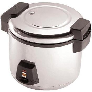 Arrocera eléctrica profesional Buffalo 6 litros inox con función de calentamiento