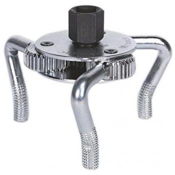 Llave para filtro de aceite SEALEY MS004 - herramienta especializada, diseño ergonómico, compatible con filtros de aceite de diferentes tamaños, fabricada en acero al carbono, acabado resistente a la corrosión, mango antideslizante para un