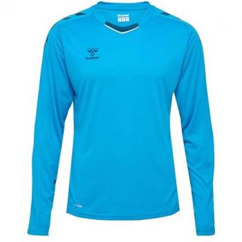 Camiseta de Manga Larga Hummel hmlCore Xk Poly Jersey para Hombre, Color Blue Danube, Talla XXX-Large