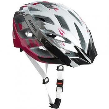 Alpina Panoma - Casco de ciclismo, color pearlwhite-magenta, talla 52-57