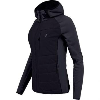Chaqueta Deportiva para Mujer Joluvi Hybrid 2.0 Negro
