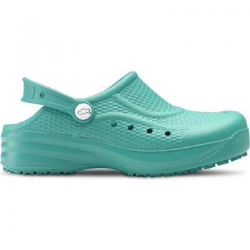 Zueco Laboral Flotantes Evolution - Feliz Caminar, sandalias unisex de diseño ergonómico, fabricadas en material ligero y flexible, con suela antideslizante, resistentes al agua, ideales para uso prolongado en