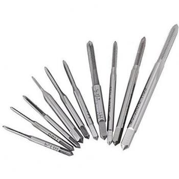 10pcs (M1, M1.2, M1.4, M1.6, M1.7, M1.8, M2, M2.5, M3, M3. 5) Macho Roscar con Punta Espiral Machos Roscar Acero Alta Velocidad Macho Rosca Métrica Rosca Grifo