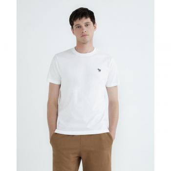 Paul Smith Men's Short Sleeve Zebra Logo T-Shirt - White, Size L