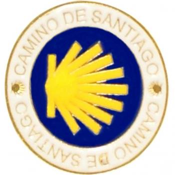 Pin / broche redondo concha de vieira jacobea