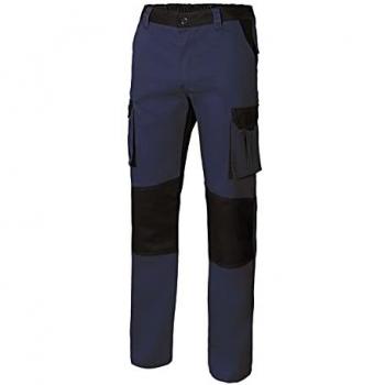 Pantalón de Trabajo T60 con Refuerzo, 65% Poliéster y 35% Algodón, Color Azul Marino