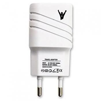 CARGADOR ENCHUFE 2 USB LEADERINMY BY KLONER