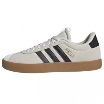 Zapatillas Adidas VL Court 3.0 Off White / Gris Seis / Oro Metálico Mujer 40 EU