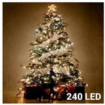 Crack Hogar 555R971 - Guirnalda 240 Led Blanco Con Funcio