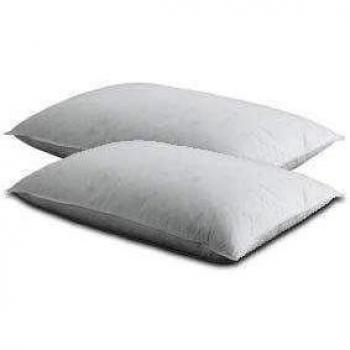 Allersoft 100-algodón polvo y ácaros y de almohada edredón Antialérgico Control capitalizaciones, unidades de pinceles de silicona Super Deluxe 2 almohadas de fibra hueca de ganso - se siente como - antiácaros anti-polvo