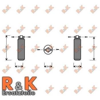 Secador de Aire Acondicionado AVA PRD028 con Filtro Deshidratante