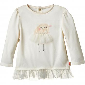 Billieblush tee-Shirt Camiseta de Manchas largas, Blanco