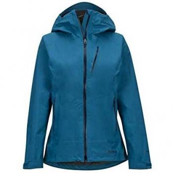 Marmot Wm's Knife Edge Jacket Chubasqueros, Chaqueta, Prueba De Viento, Impermeable, Transpirable, Mujer, Late Night, XL