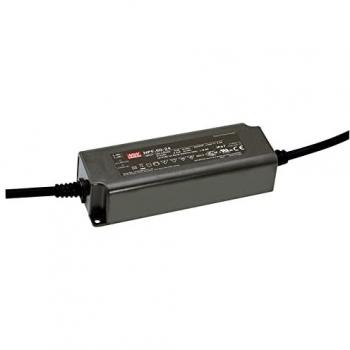 Transformador LED MeanWell NPF-60-54, 60 W, 54 V DC, 1250 mA, IP67, a prueba de agua